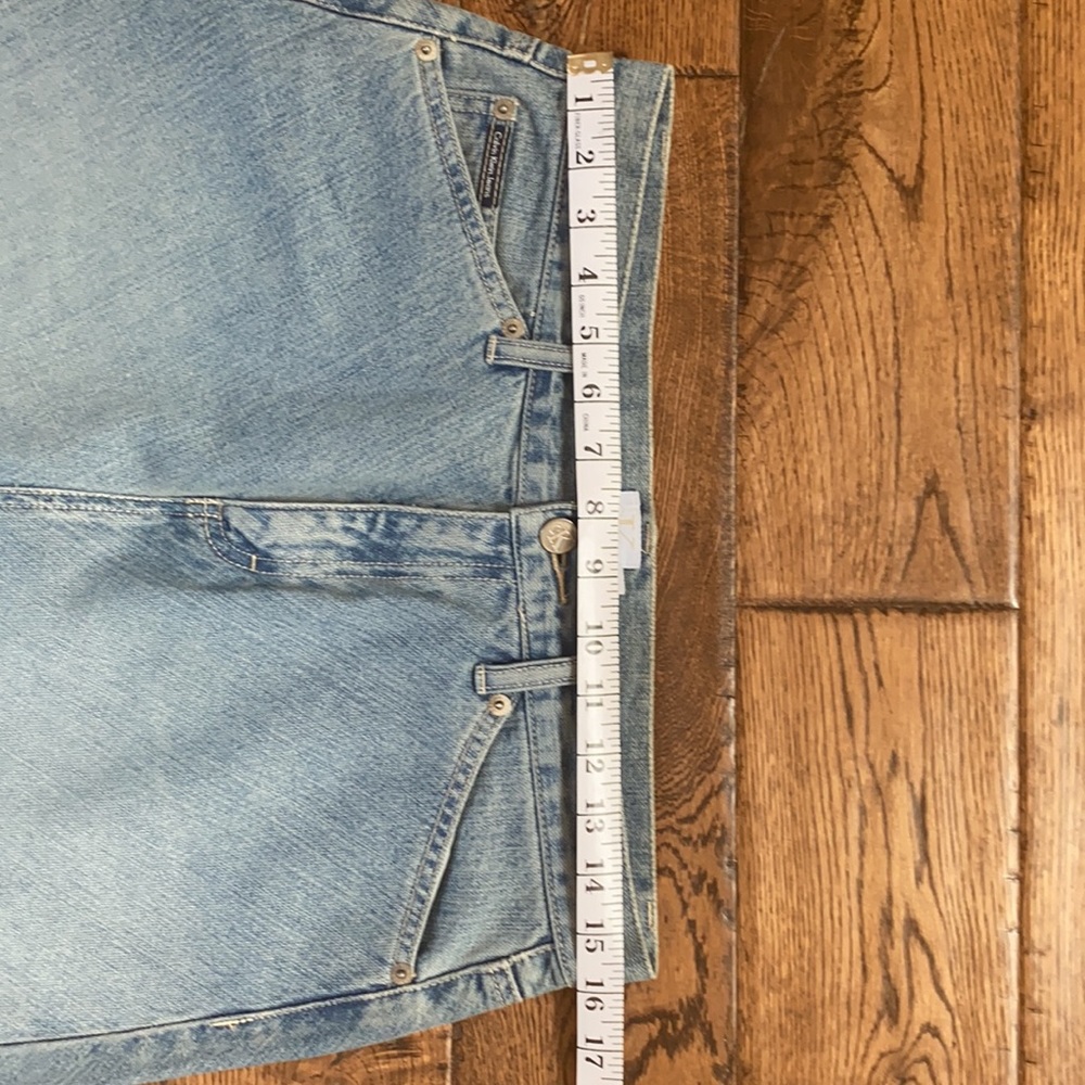 Calvin Klein Long Denim Skirt Size 8 - Picture 7 of 8
